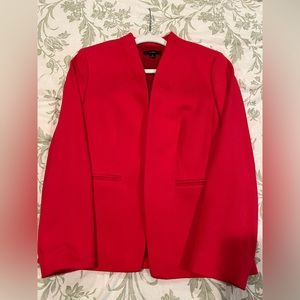 JCrew Cherry Red Blazer Size 6. Beautiful!
